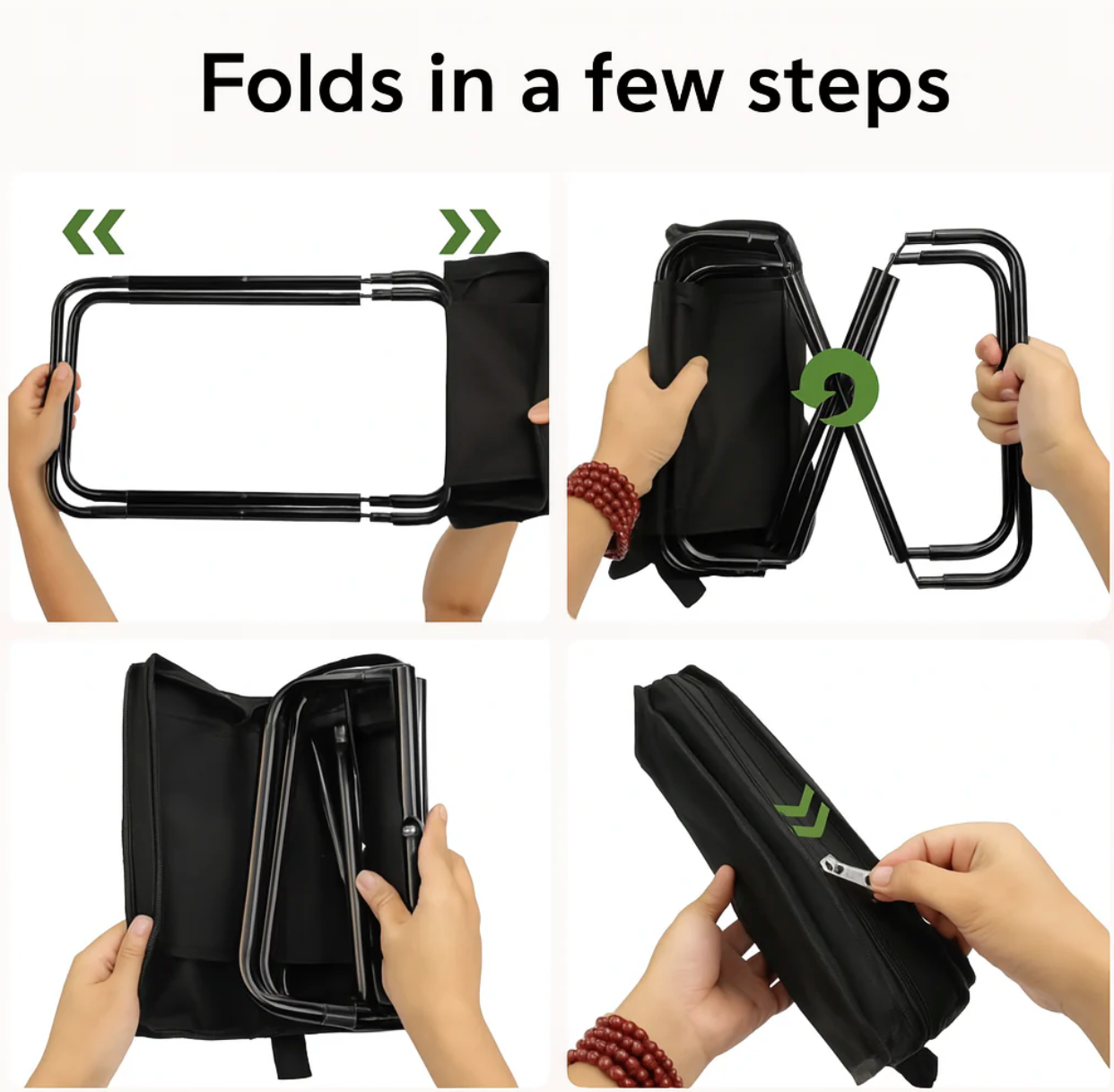 의자 Foldable Backpack Stool Portable Folding Stool with Carry Bag Lightweight Mini Easy Carry Outdoor Chair for Travel for Travel