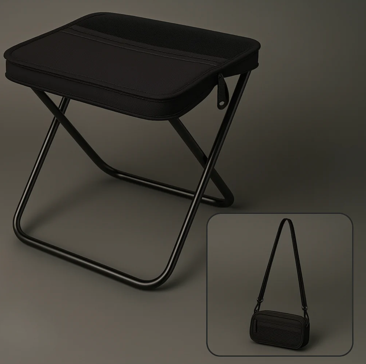 의자 Foldable Backpack Stool Portable Folding Stool with Carry Bag Lightweight Mini Easy Carry Outdoor Chair for Travel for Travel