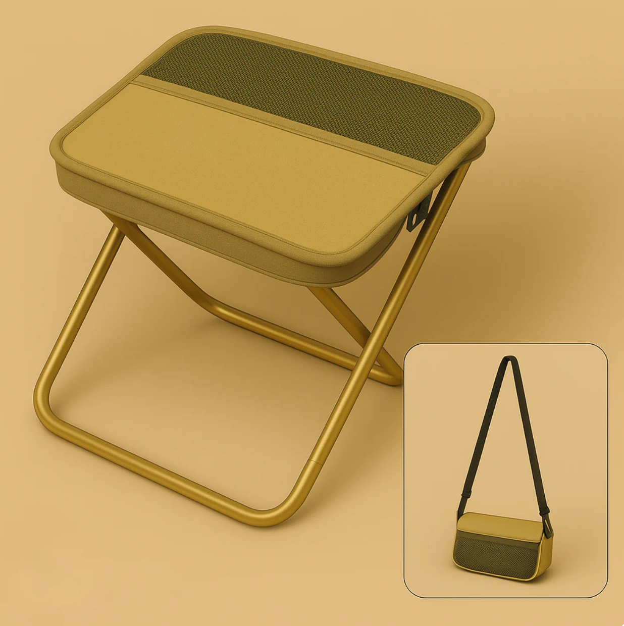 의자 Foldable Backpack Stool Portable Folding Stool with Carry Bag Lightweight Mini Easy Carry Outdoor Chair for Travel for Travel