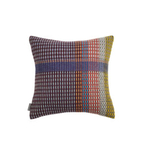 Alternative view of Wallace Sewell Seacole Lambswool Basket Weave Pillow, Mid Blue