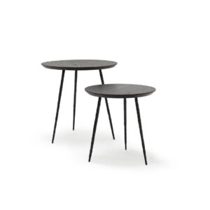 Alternative view of Verellen Giaco Side Table Greywash on Ash 18"