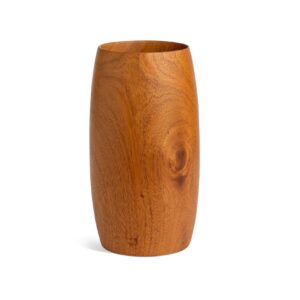 Alternative view of Itza Wood Tall Wood Vase